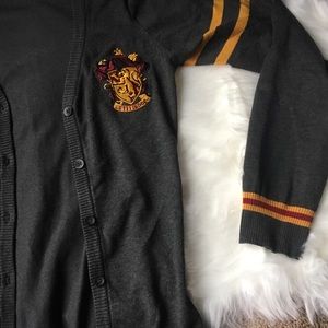 Harry Potter Gryffindor cardigan size medium